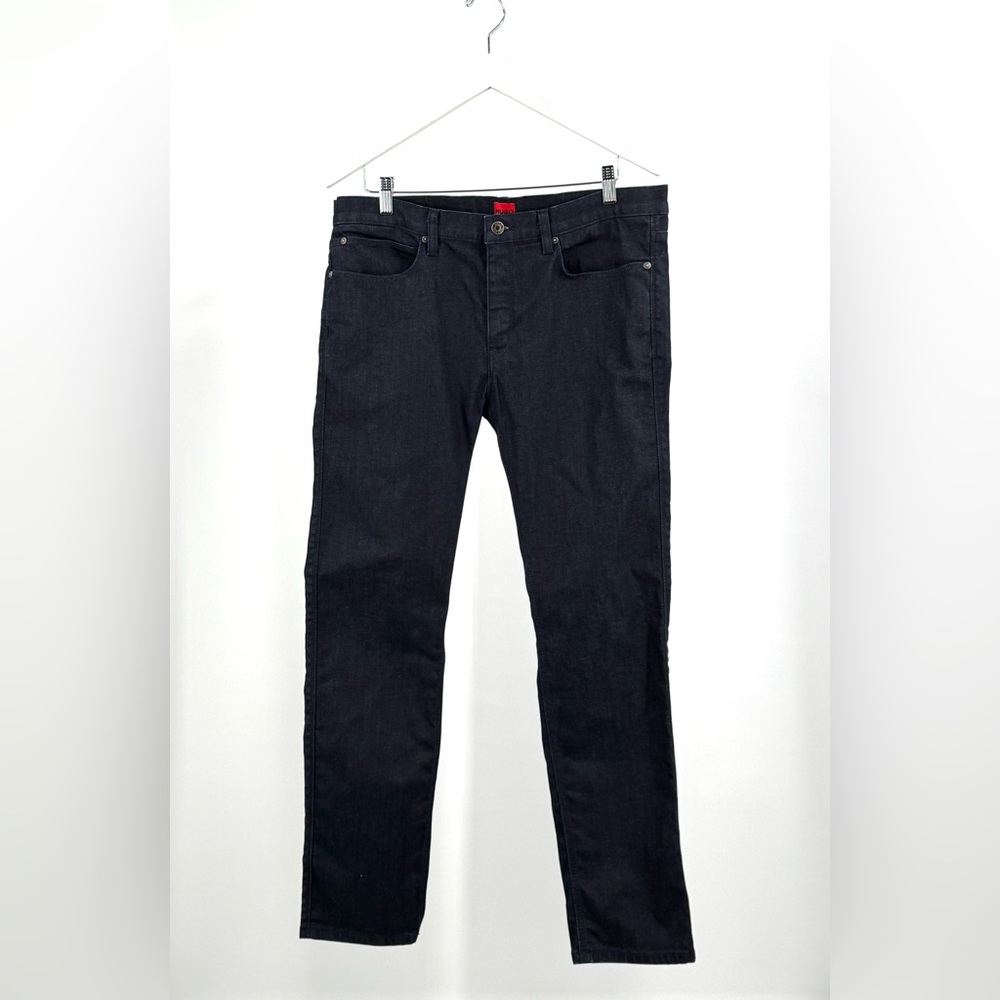 Hugo Boss Men’s Hugo 708 Slim Fit Dark Blue Jeans Size 34/32